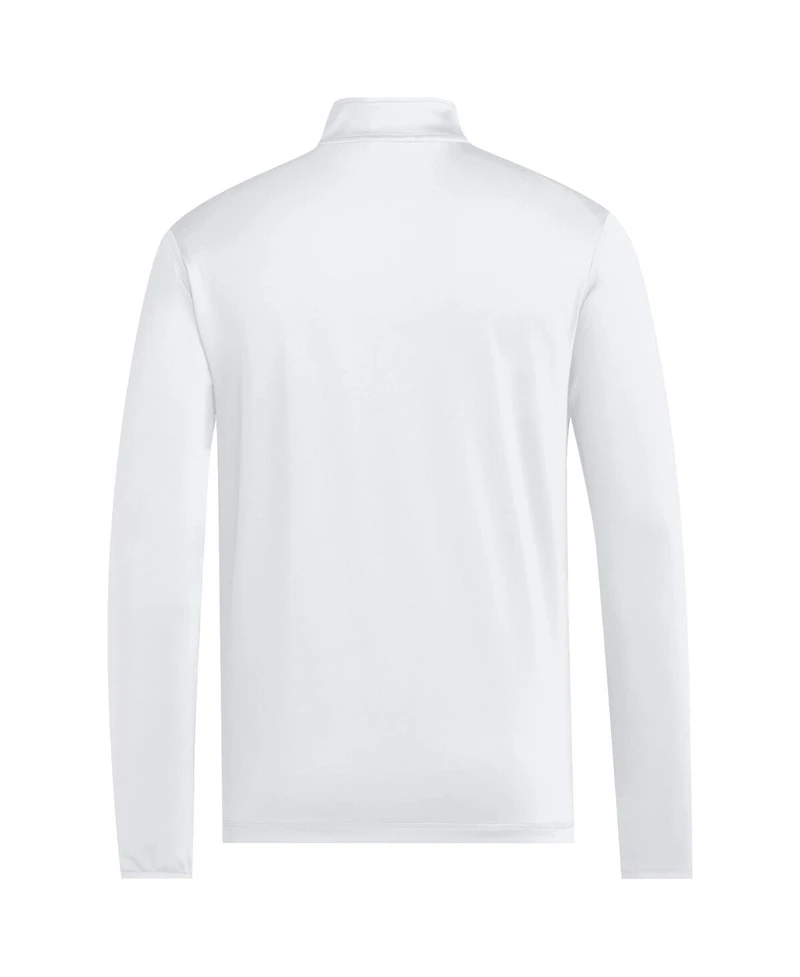 Adidas x Mahomes Men's White Texas Tech Red Raiders Strategy Half-Zip Golf Jacket