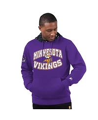 Starter Men's Purple Minnesota Vikings Thursday Night Gridiron Pullover Hoodie