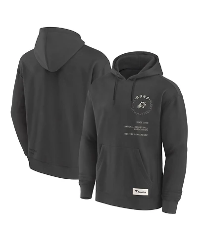 Fanatics Men's Gray Phoenix Suns Future Ground Info Elements Premium Pullover Hoodie