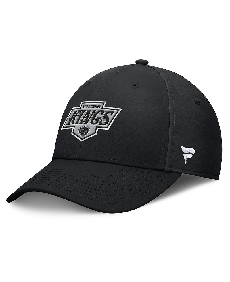 Fanatics Men's Black Los Angeles Kings Core Primary Logo Flex Hat