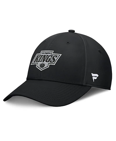 Fanatics Men's Black Los Angeles Kings Core Primary Logo Flex Hat