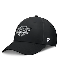 Fanatics Men's Black Los Angeles Kings Core Primary Logo Flex Hat
