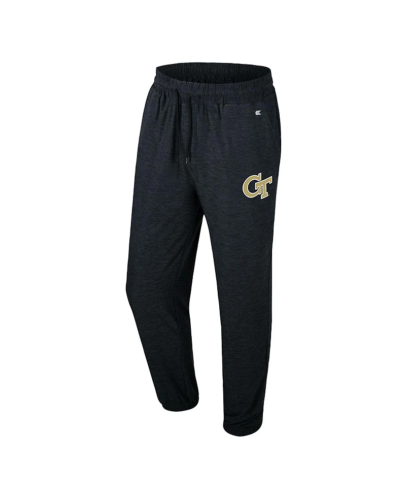 Colosseum Men's Black Georgia Tech Yellow Jackets Revolution Jogger Pants