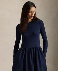 Polo Ralph Lauren Women's Cotton Long-Sleeve Dress