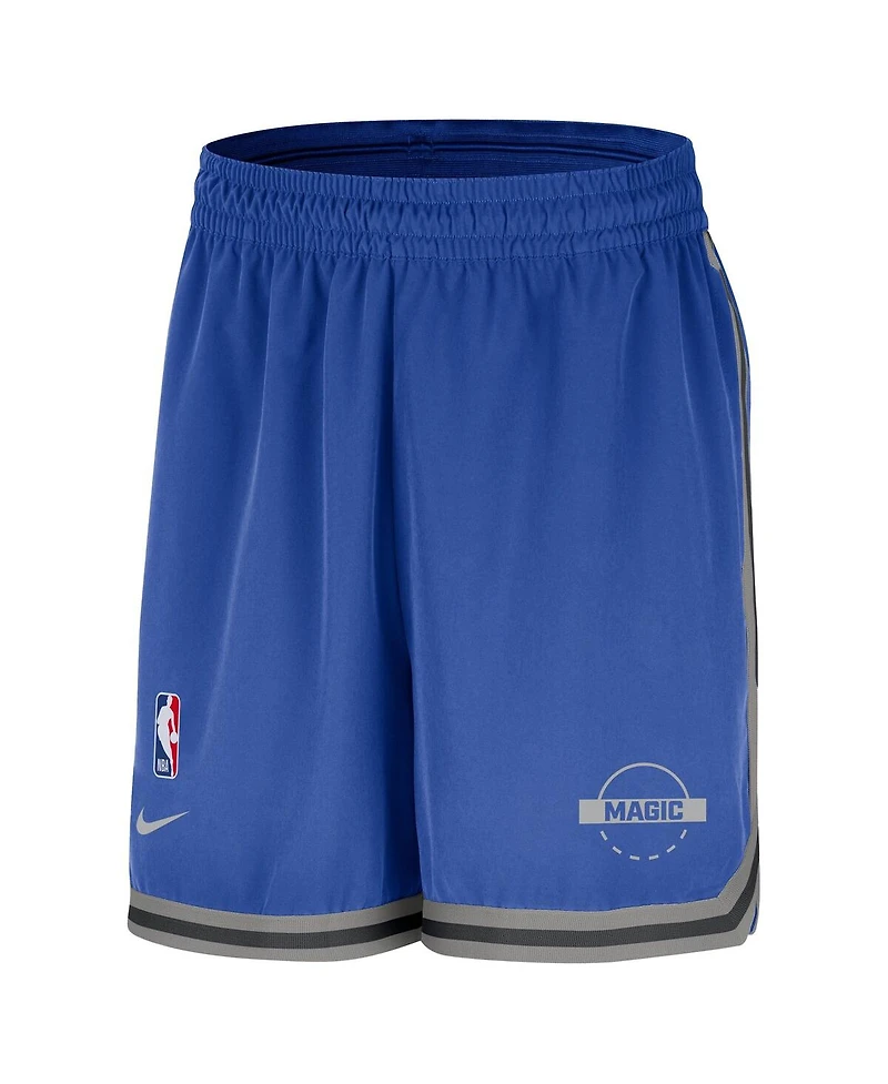 Nike Men's Blue Orlando Magic Authentic Practice Dna Woven Performance Shorts
