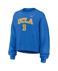 Nike Women's Blue Ucla Bruins Oversized Phoenix Arch Pullover Sweatshirt