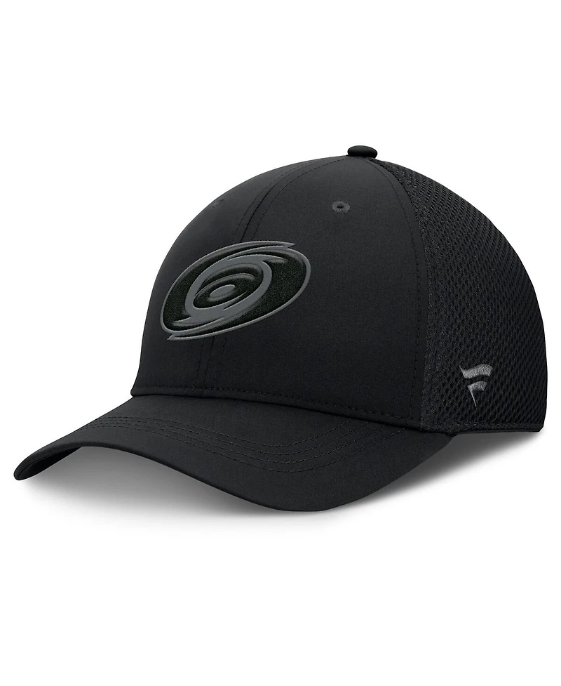 Fanatics Men's Black Carolina Hurricanes Authentic Pro Road Flex Hat