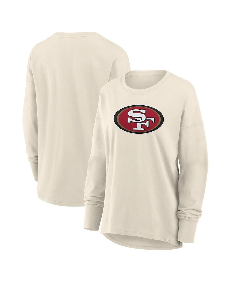 Fanatics Women's Cream San Francisco 49ers Dove Legacy Long Sleeve T-Shirt