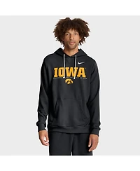 Nike Men's Black Iowa Hawkeyes 2025 Sideline Standard Issue Dri-fit Hoodie