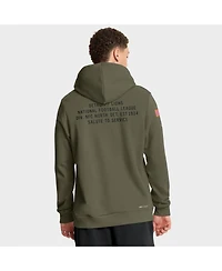Nike Men's Olive Detroit Lions 2025 Salute to Service Sideline Standard Issue Dri-fit Hoodie