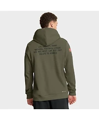 Nike Men's Olive Los Angeles Rams 2025 Salute to Service Sideline Standard Issue Dri-fit Hoodie