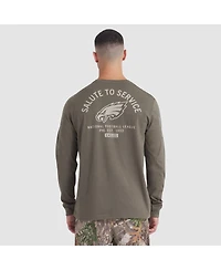 Nike Men's Olive Philadelphia Eagles 2025 Salute to Service Long Sleeve T-Shirt