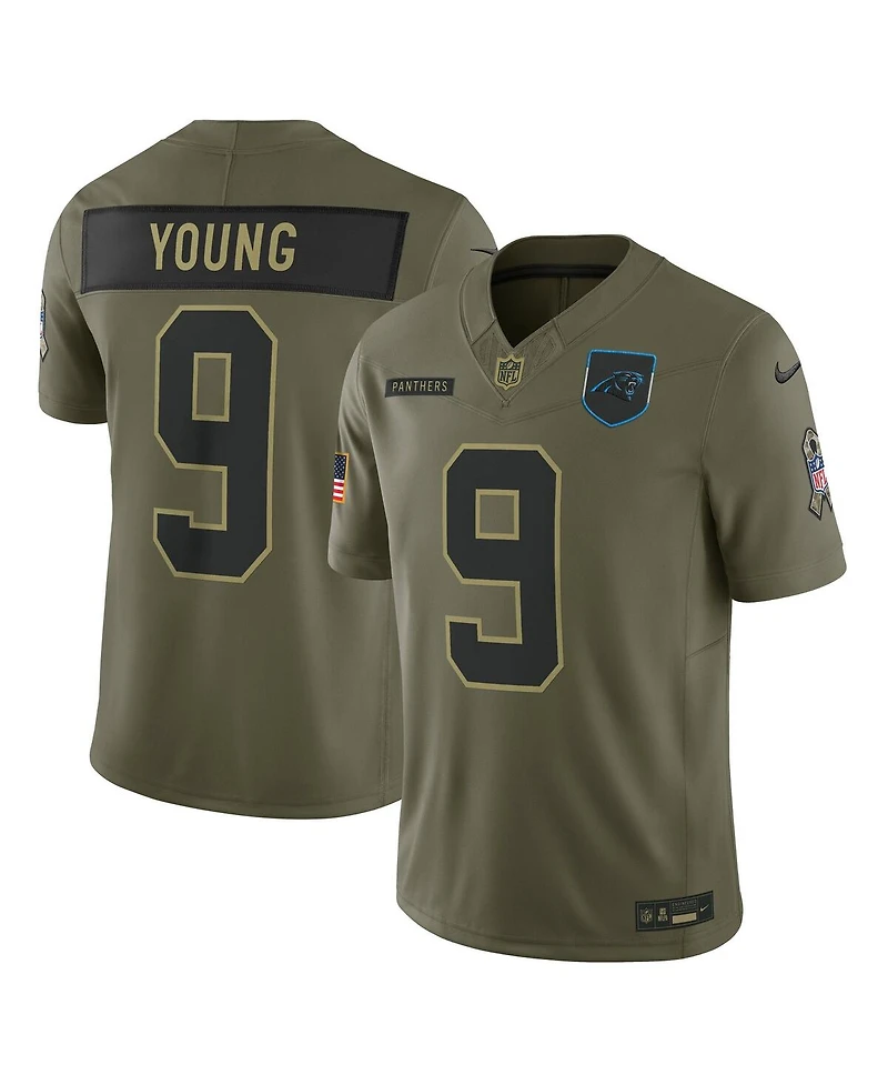 Nike Men's Bryce Young Olive Carolina Panthers 2025 Salute to Service Limited Jersey