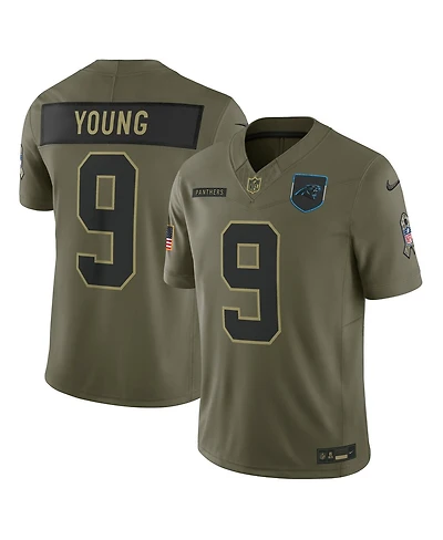 Nike Men's Bryce Young Olive Carolina Panthers 2025 Salute to Service Limited Jersey