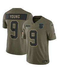 Nike Men's Bryce Young Olive Carolina Panthers 2025 Salute to Service Limited Jersey