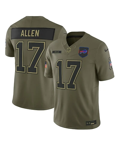 Nike Men's Josh Allen Olive Buffalo Bills 2025 Salute to Service Limited Jersey