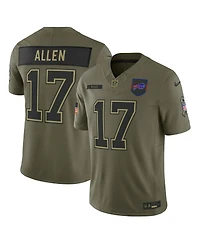 Nike Men's Josh Allen Olive Buffalo Bills 2025 Salute to Service Limited Jersey