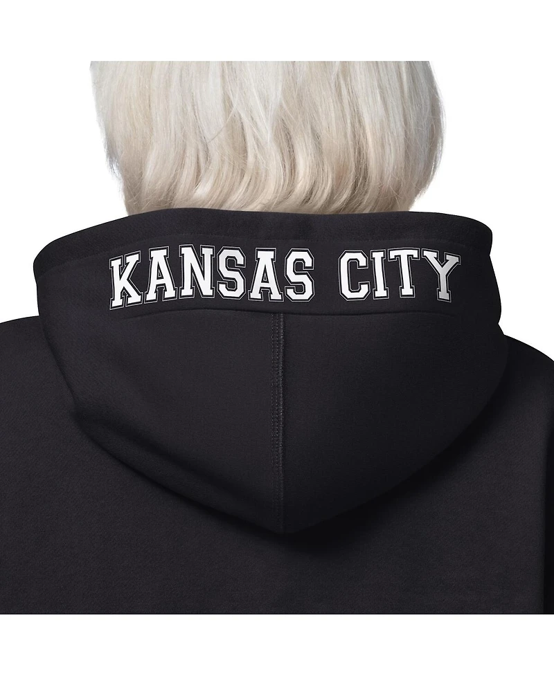 Starter Women's Black Kansas City Chiefs 4th Down Full-Zip Hoodie