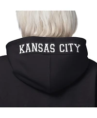 Starter Women's Black Kansas City Chiefs 4th Down Full-Zip Hoodie