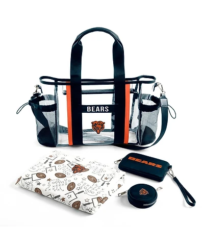 Wear by Erin Andrews Chicago Bears Clear Stadium Baby Bag