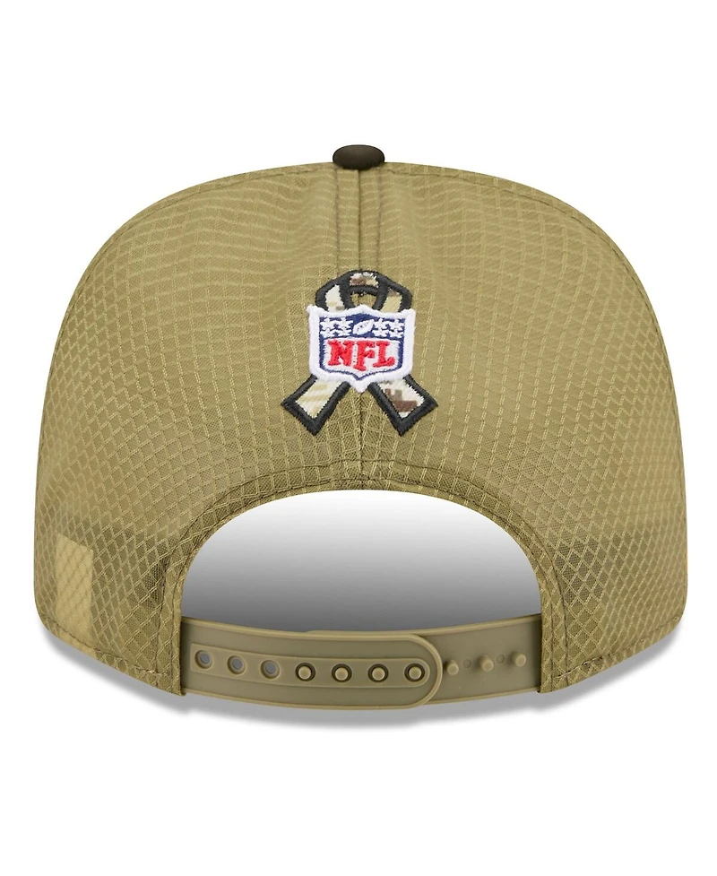 New Era Men's Green Dallas Cowboys 2025 Salute to Service 9SEVENTY Adjustable Hat