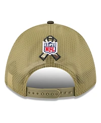 New Era Men's Green Cleveland Browns 2025 Salute to Service 9FORTY A-Frame M-Crown Adjustable Hat