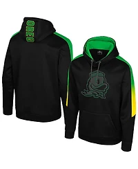 Colosseum Men's Black Oregon Ducks the Gang Blackout Hoodie