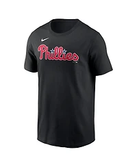 Nike Men's Jhoan Duran Black Philadelphia Phillies Name Number Player Nickname T-Shirt