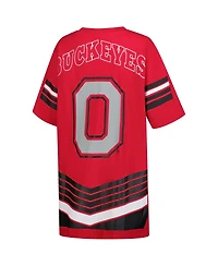 Gameday Couture Women's Scarlet Ohio State Buckeyes Perfect Score Mini T-Shirt Dress