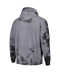 Stadium Essentials Men's and Women's Charcoal Washington Mystics Street Art Dark Crystal Tie-Dye Washed Pullover Hoodie