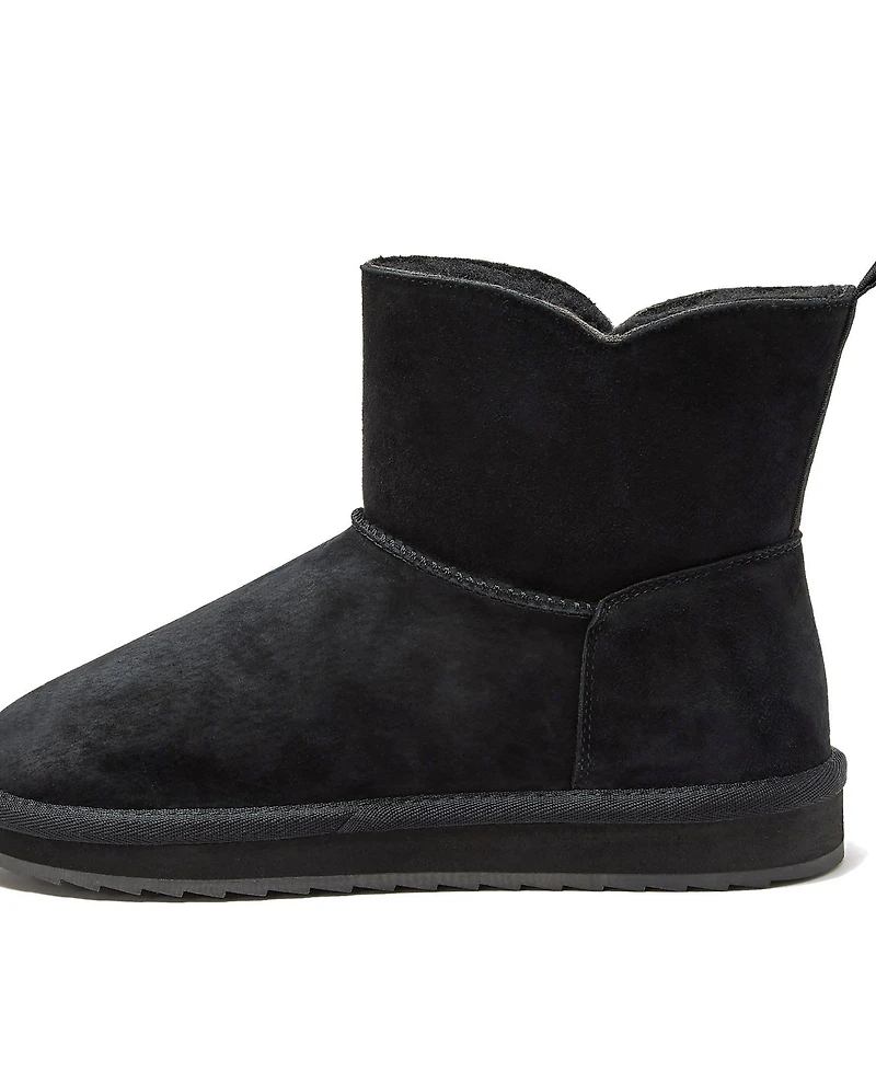 Lands' End Women's Lined Suede Indoor Outdoor Boots