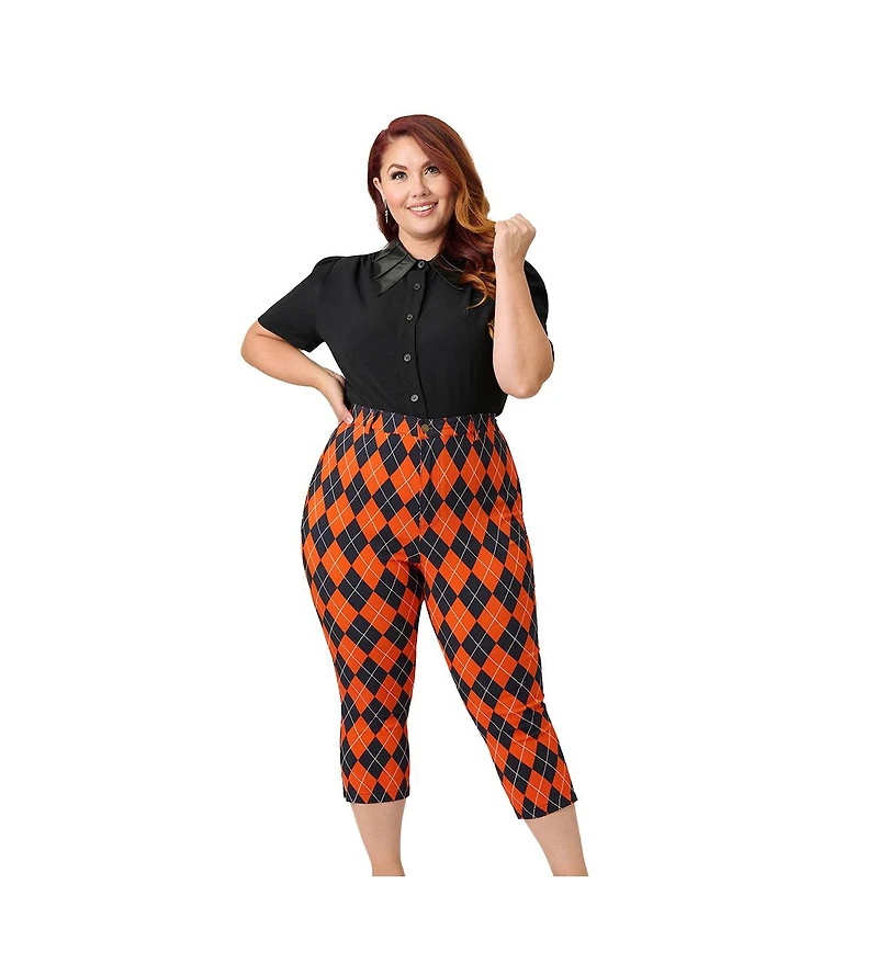 Unique Vintage Plus Rachelle Capri Pants