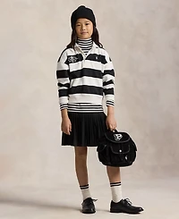 Polo Ralph Lauren Girls 7-16 Embroidered Rugby Sweatshirt