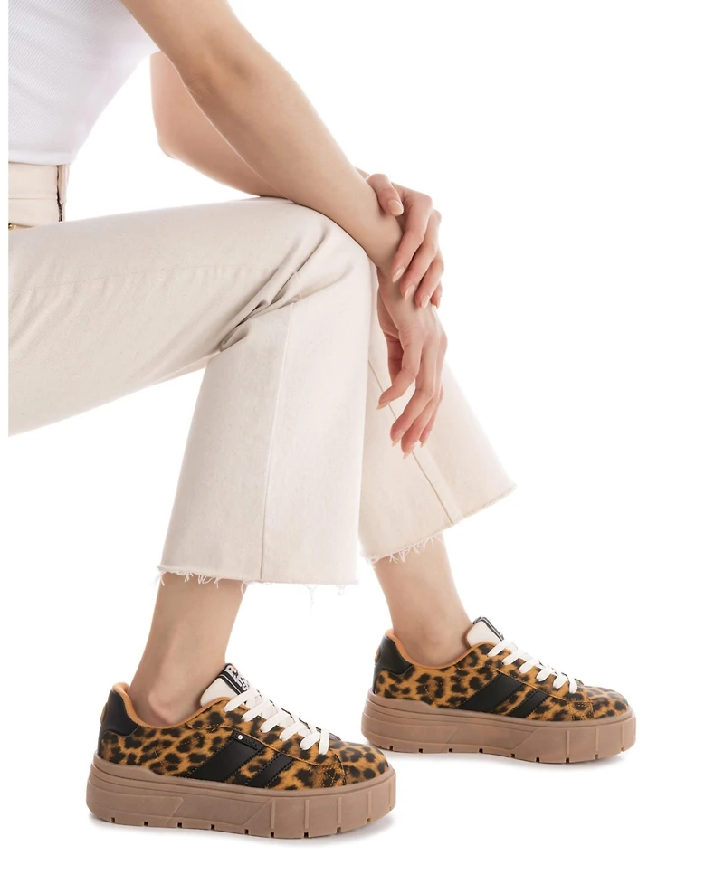 Women's Lace-Up Casual Sneakers Refresh Collection By Xti