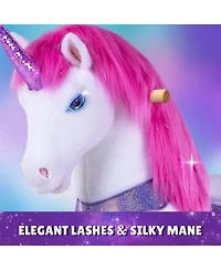 PonyCycle Model Y Pink/Purple Unicorn Rideable Toy for Age 4