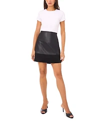 Vince Camuto Women's A-Line Mini Skirt