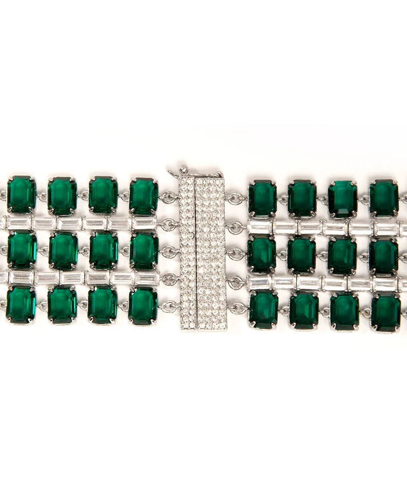 Lauren Ralph Lauren Cubic Zirconia and Epoxy Tennis Flex Bracelet