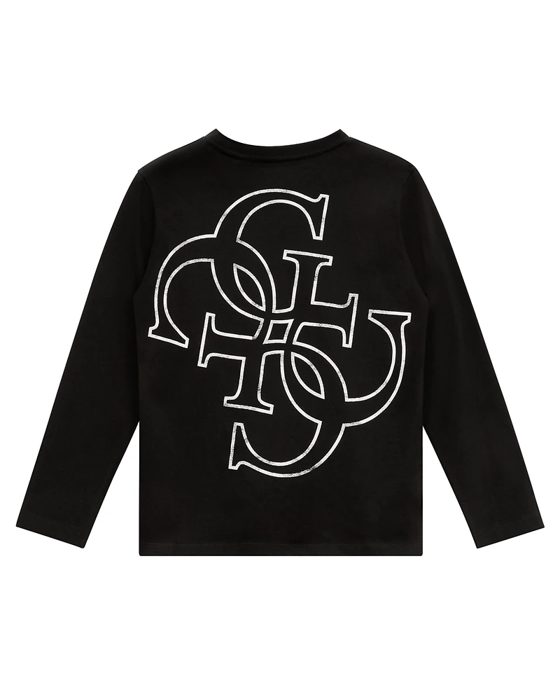 Guess Boys 8-18 Long Sleeves Back Hit Logo T-shirts