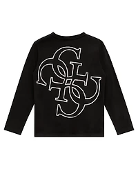 Guess Boys 8-18 Long Sleeves Back Hit Logo T-shirts