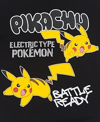 Pokemon Boys 5-20 Graffiti Detail Long Sleeves Hoodie