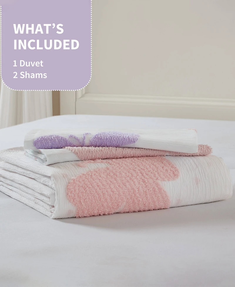 Intelligent Design Rio Textured 3-Pc. Duvet Cover Set, Full/Queen