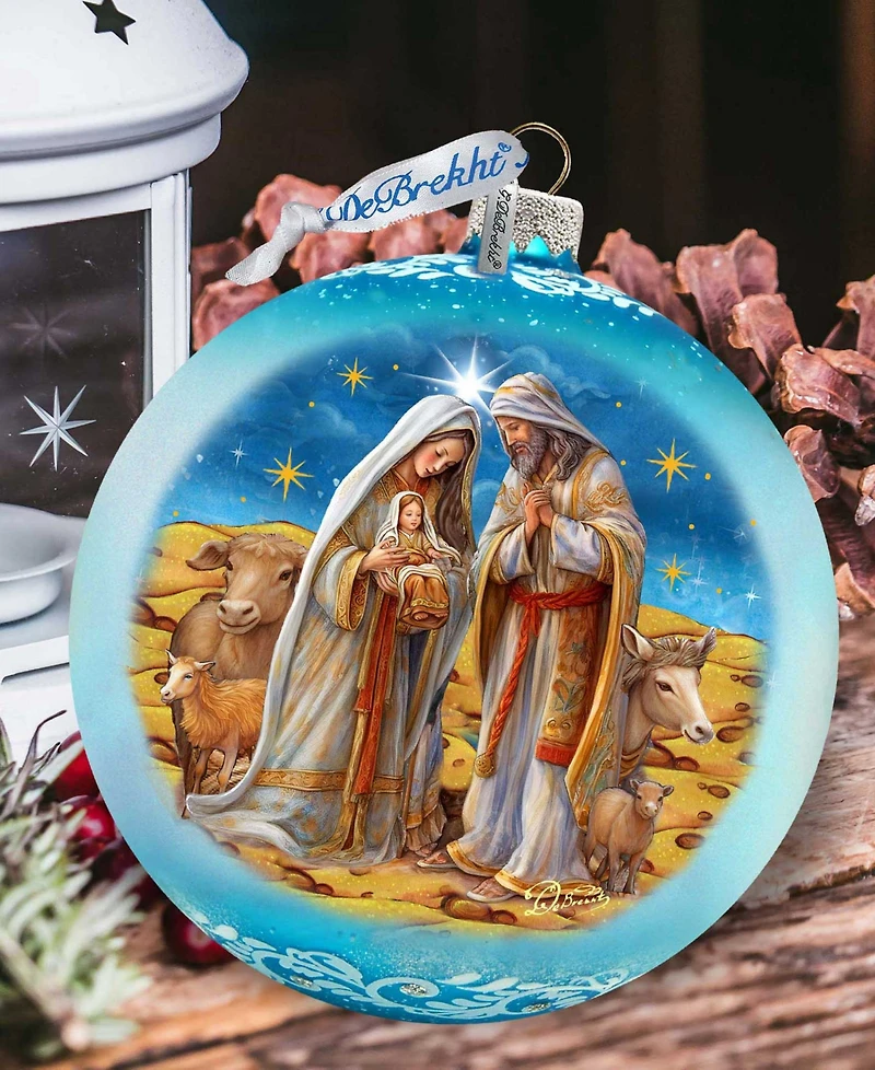G. Debrekht Bethlehem's Miracle Glass Ornament
