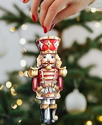Designocracy Nutcrackers Christmas Ornaments, Set of 3