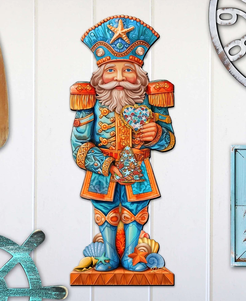 Designocracy Nutcracker Outdoor Door Decor
