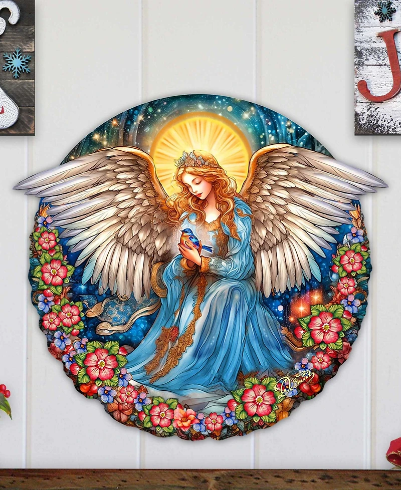 Designocracy Guardian Angel of Serenity Holiday Decor