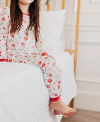 Copper Pearl Baby 2-Piece Noel Long Sleeve Top and Pants Pajama Set