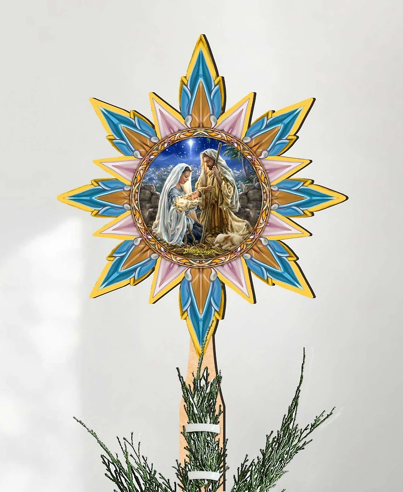 Designocracy Glory to God by D.Gelsinger Tree Topper