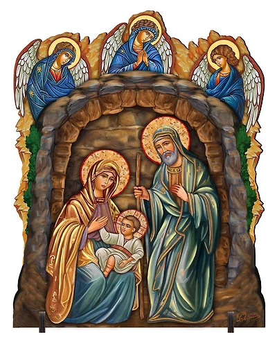 Designocracy Orthodox Nativity Outdoor Decor