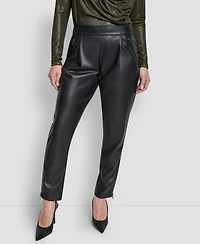 Dkny Women's Zipper Detail Pull-On Pant