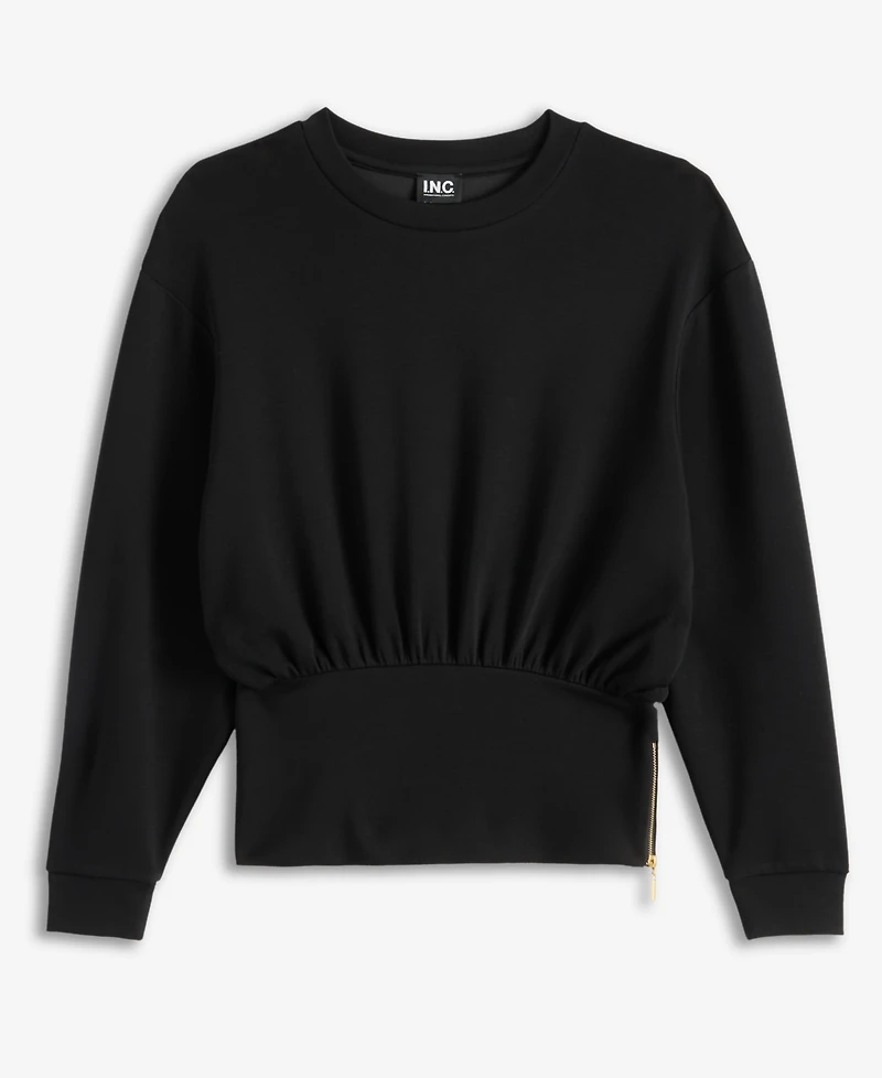 I.n.c. International Concepts Petite Banded-Hem Sweatshirt, Macy's Exclusive